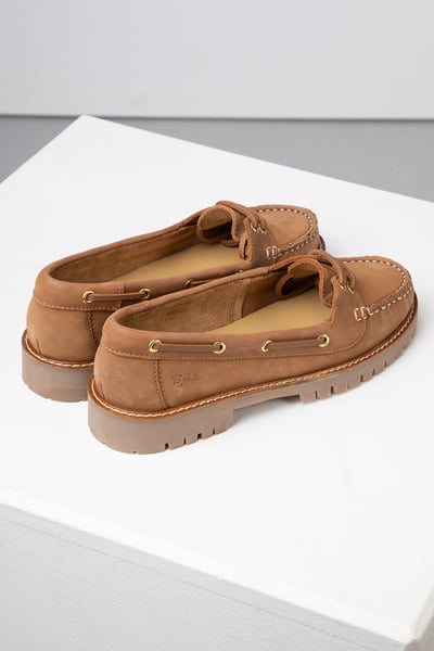 Ladies Chunky Deck Shoes - Reighton - Sand