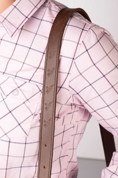 Leather Bag Strap - Chestnut Pheasant