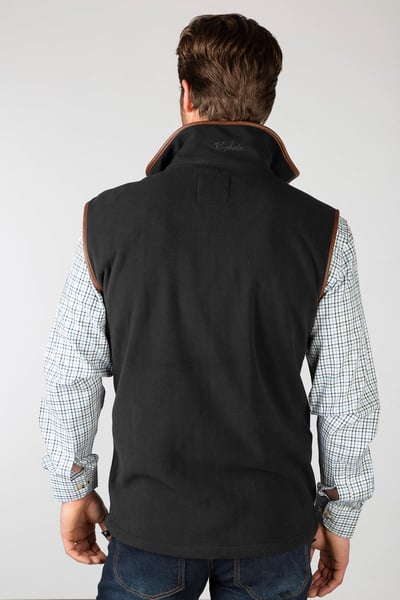 Men's Fleece Gilet - Harpham - Iron