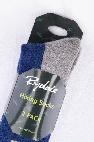 Men's Hiking Socks - Aike - 2 Pack - Dark Denim