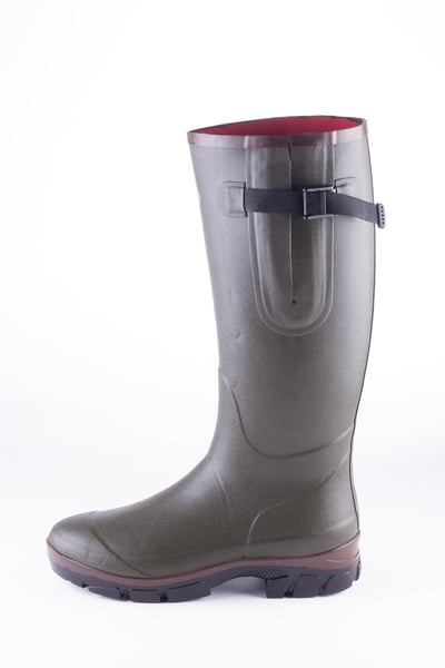 Ladies Lisset Insulated Neoprene Lined Wellington Boots - Olive