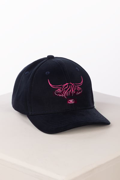 Highland Cow Baseball Cap - Ripon - Navy