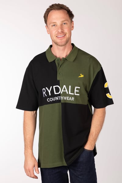 Herren-Poloshirt – Ganton II - Olive/Black