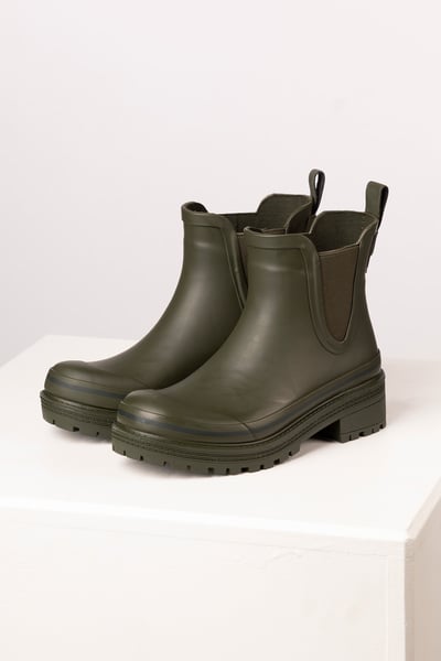 Ladies Short Wellies - Ripon - Olive