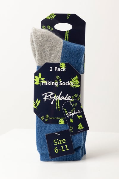 Wandersocken für Herren – Aike – 2er-Pack - Denim