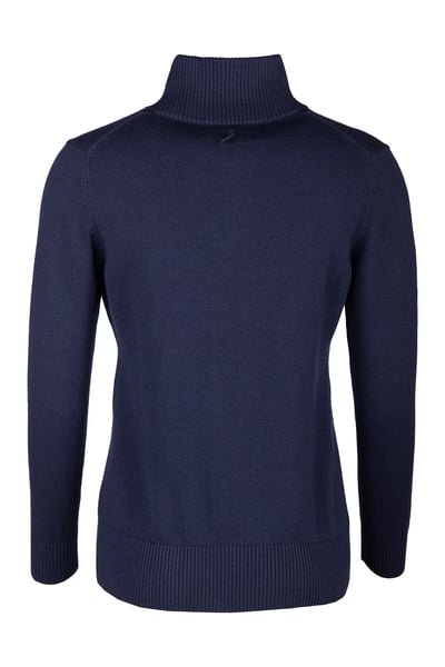 Ladies Quarter Zip Jumper - Ellie - Navy