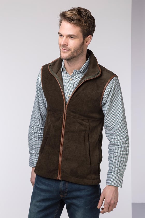 Mens Fleece Gilet CA | Fleece Waistcoat - Rydale