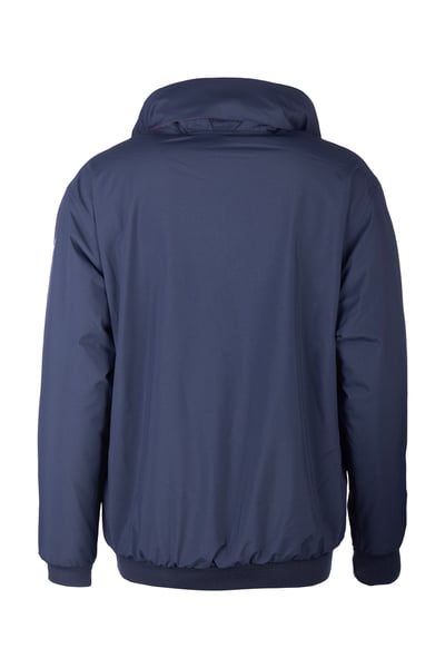 Ladies Plain Equestrian Bomber Jacket – York - Navy/Bonbon