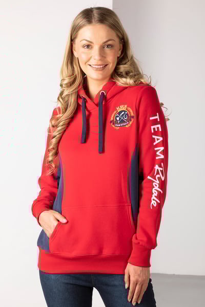 Ladies Overhead Hoody - Muston - Red/Navy