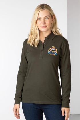 Ladies Charlie Long Sleeve Polo Shirt