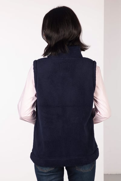Ladies Fleece Gilet - Etton II - Navy