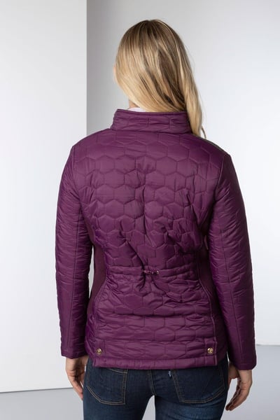 Ladies Quilted Jacket - Wrelton II - Berry