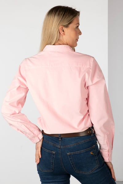 Ladies Corduroy Shirt - Charlie - Pink