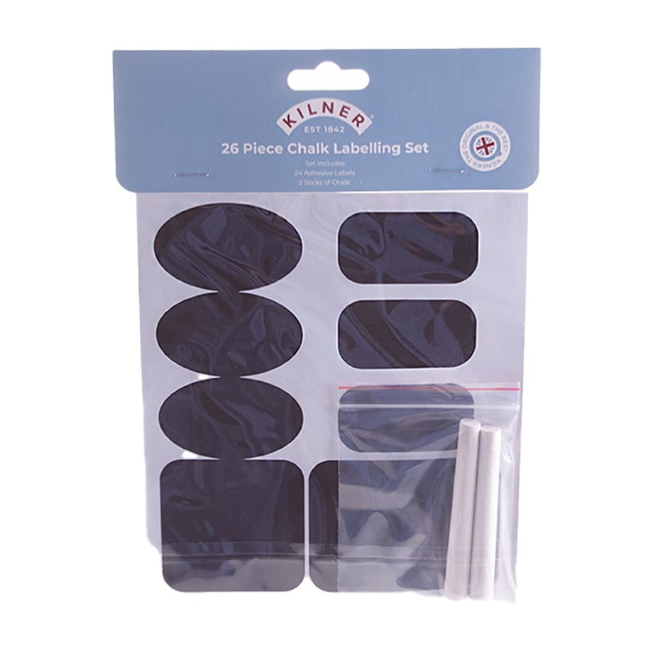 Kilner Chalk Labelling Set 26pc UK