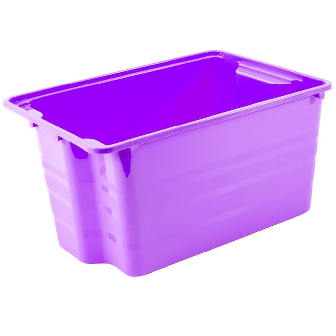 Stack N Store 25L Plastic Storage Boxes UK