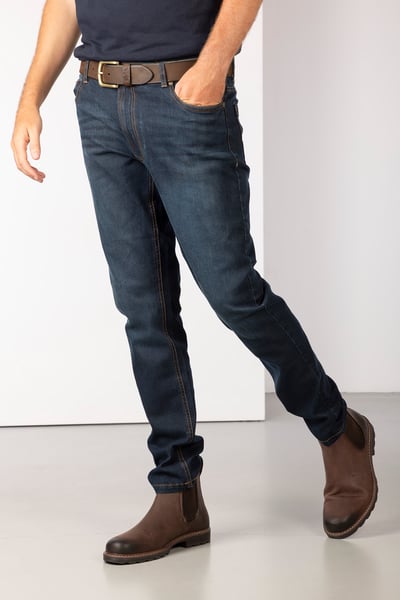 Men's Straight Leg Jeans - Rupert II - Dark Denim