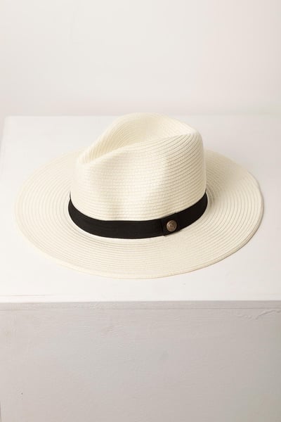Men's Panama Hat - Malton - Black