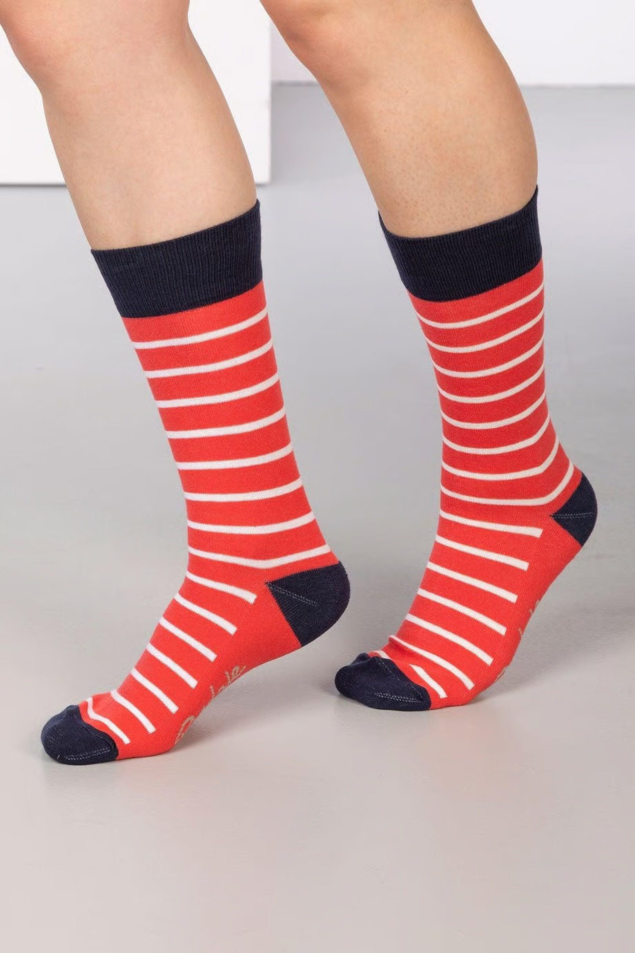 Stripey crew socks