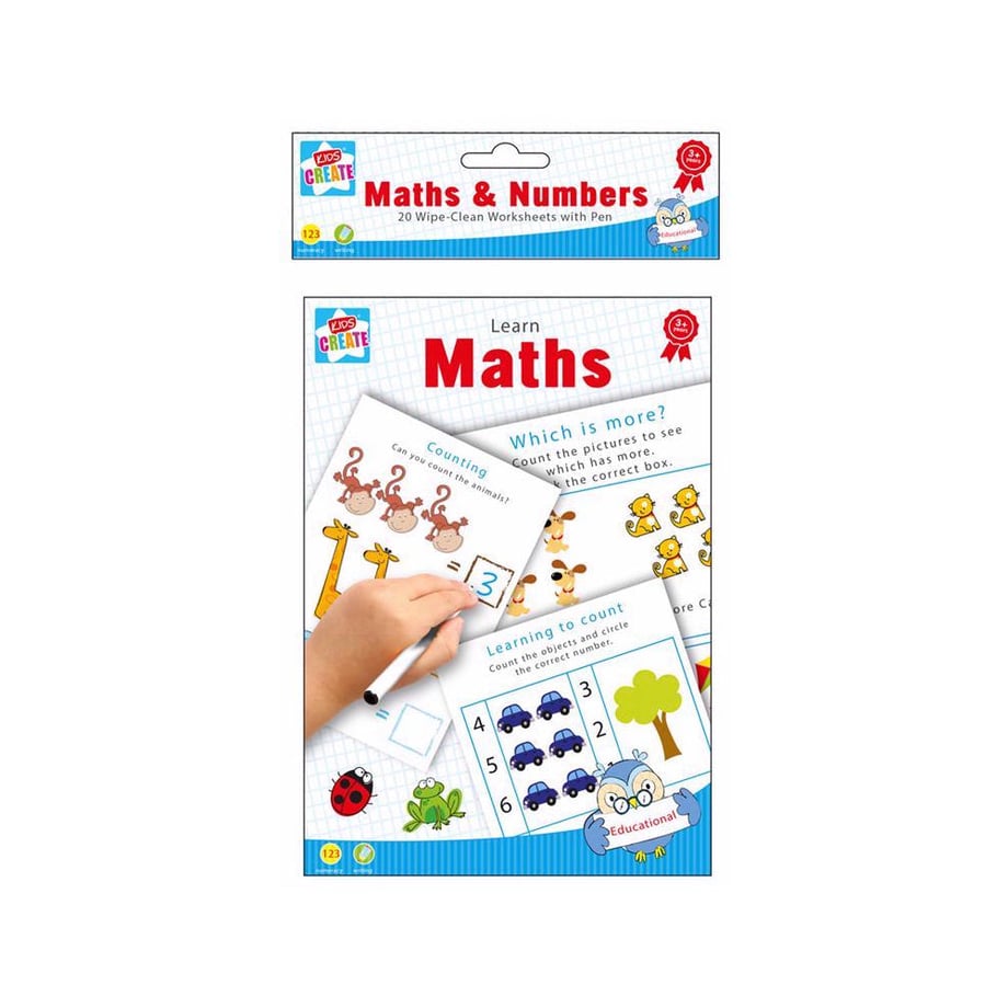 Kids Wipeable Learning Activity Sets UK