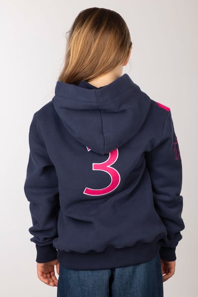 Girl's Sash Overhead Hoody - Navy