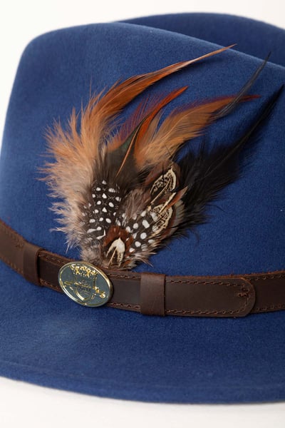 Damen Wollfilzhut - Danby - Blau