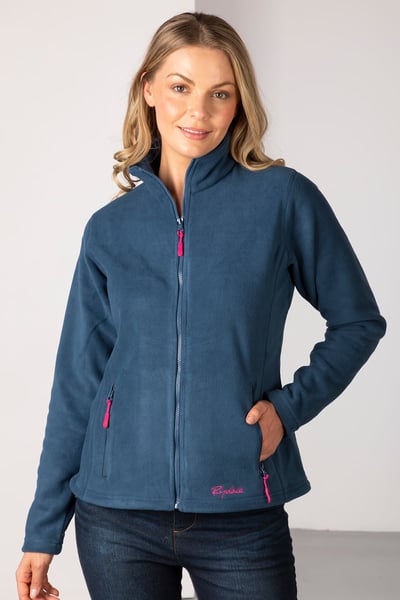 Ladies Full Zip Fleece - Agnes IV - Denim