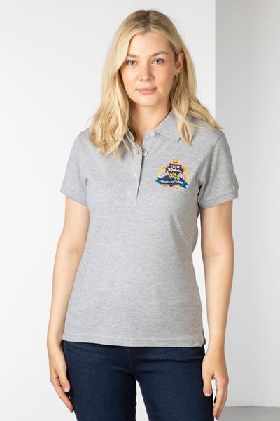 Ladies Charlie II Polo Shirt - Marl Grey