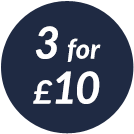 3 for £10