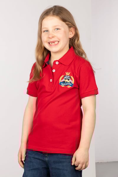 Girl's Polo Shirt - Charlie II - Red