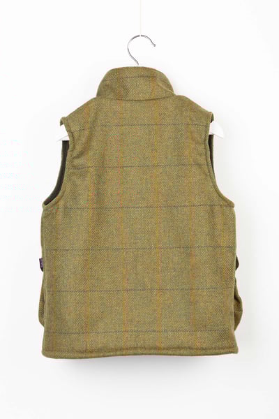Toddler Fleece Lined Tweed Waistcoat – Derby - Mid Check
