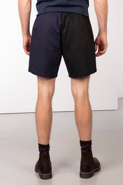 Men's Quartered Rugby Shorts - Ganton - Dark Blue/Black