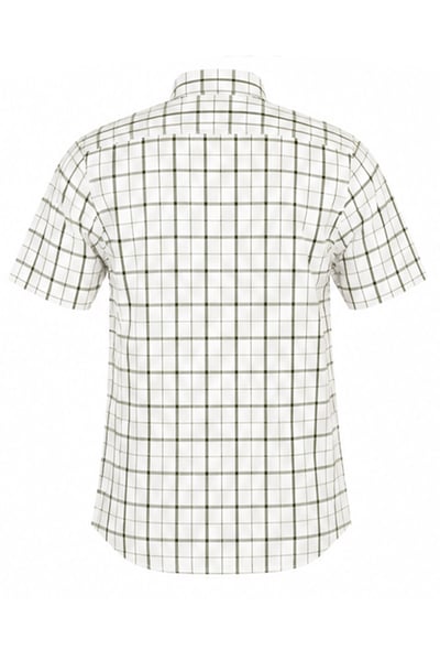 Men's Short Sleeve Country Shirt - Thirsk Dark Olive