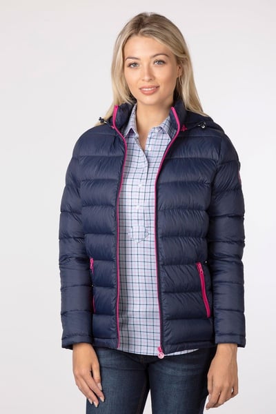 Ladies Insulated Quilted Jacket - Marske - Navy