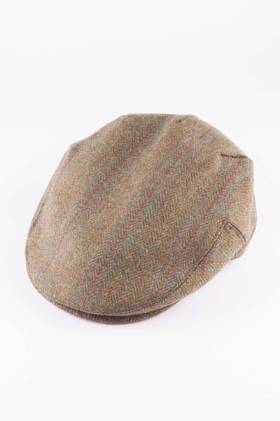 Men's Keepers Tweed Shooting Flat Caps - Pattern 5