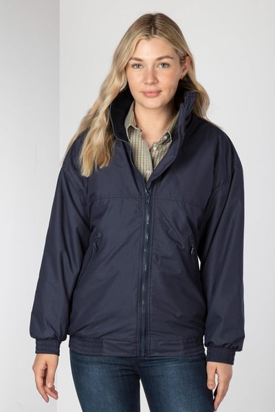 Bomberjacke mit Fleecefutter für Damen - Marine