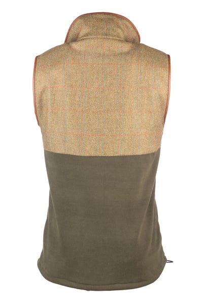 Men's Hybrid Country Waistcoat - Harpham - Khaki