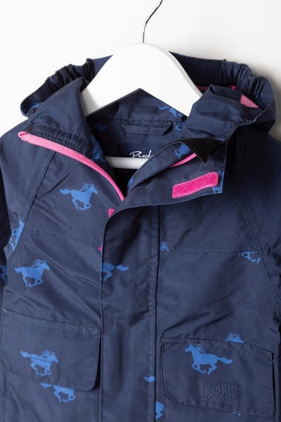Toddler Splash Jacket - Galloping Horses