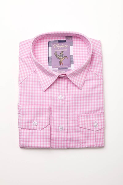 Country Girls Check Shirts - Gingham Pink