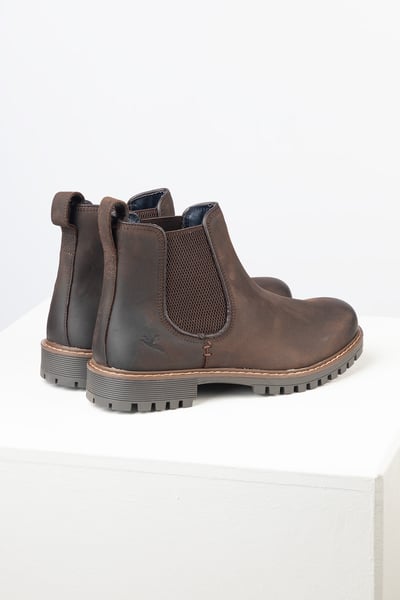 Men's Leather Chelsea Boots - Sledmere II - Waxy Brown