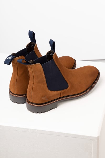 Botines Chelsea de ante para hombre - Kiplin - Broncearse