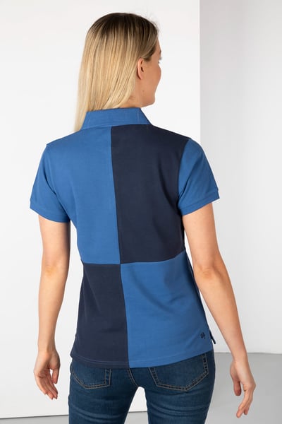 Polo Quart Dame - Ganton - Bleu