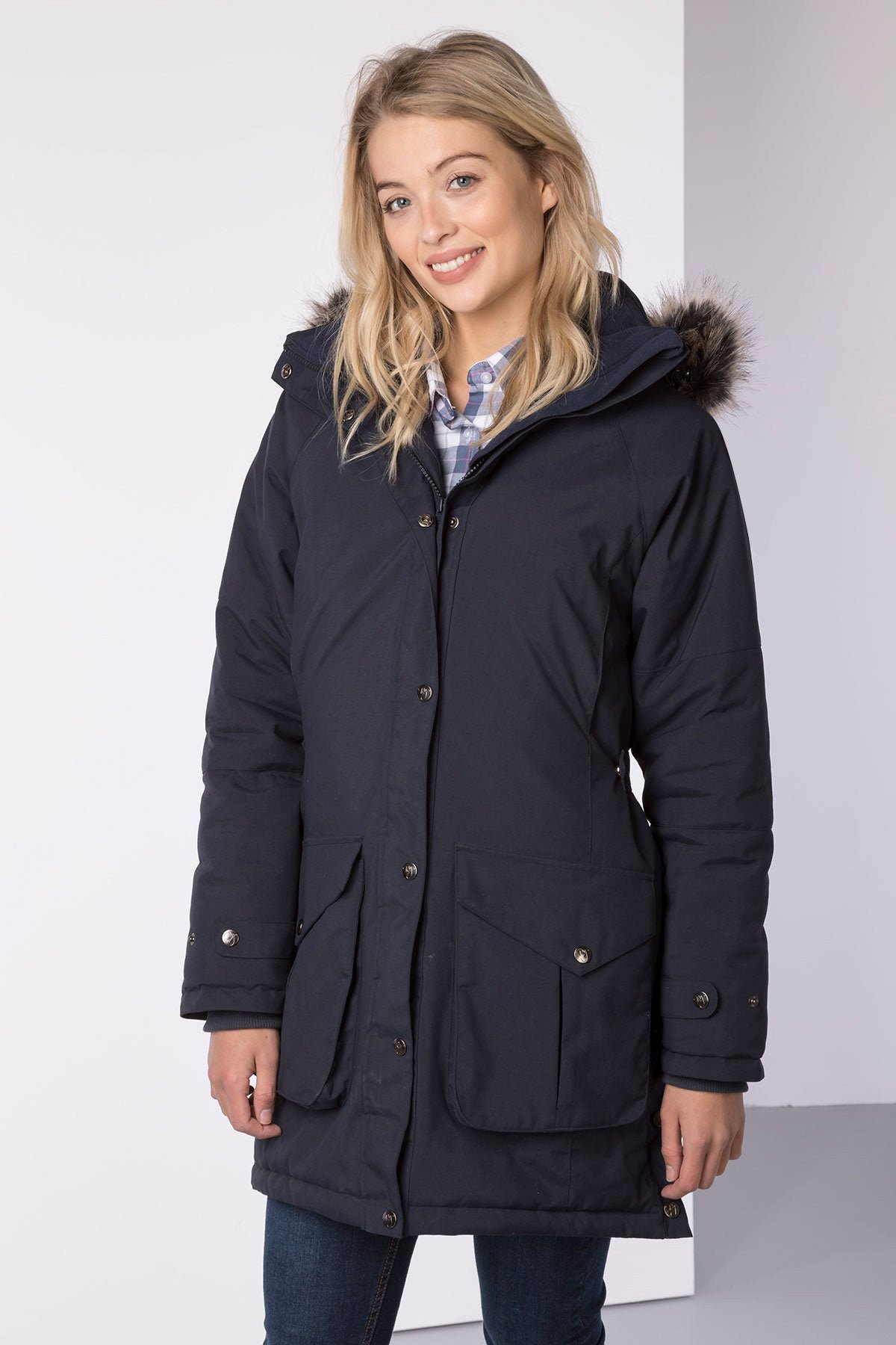 Ladies Long Winter Coat UK | Womens Hooded Coat - Rydale