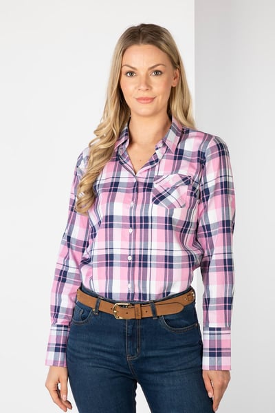 Damen-Hannah-Country-Karohemd – Sally Check - Sally Rosa