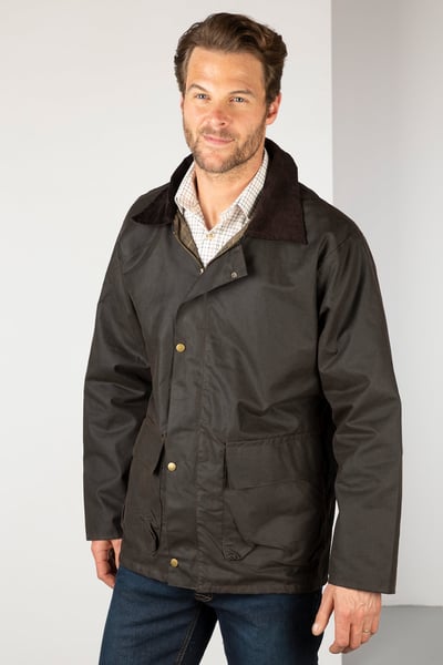 Veste cirée légère pour homme - Cawood - Marron