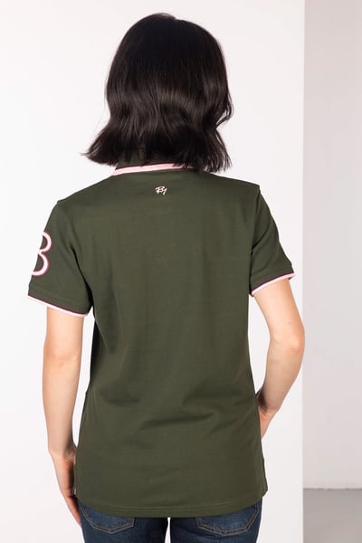 Polo Rayé Femme - Brahman - olive