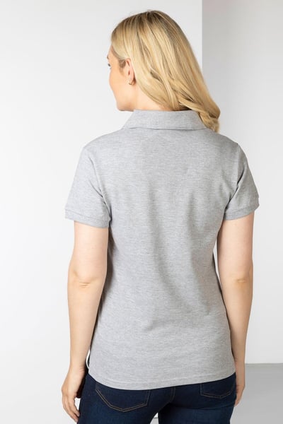 Ladies Charlie II Polo Shirt - Marl Grey