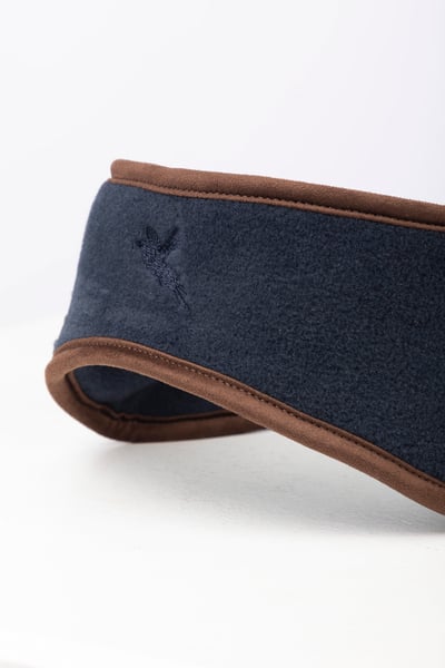 Ladies Fleece Headband - Huggate - Marl Navy
