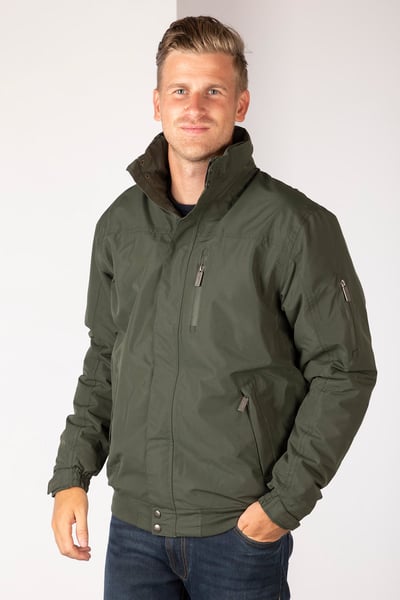 Men's Ripon Team Bomber Jacket - Dark Green