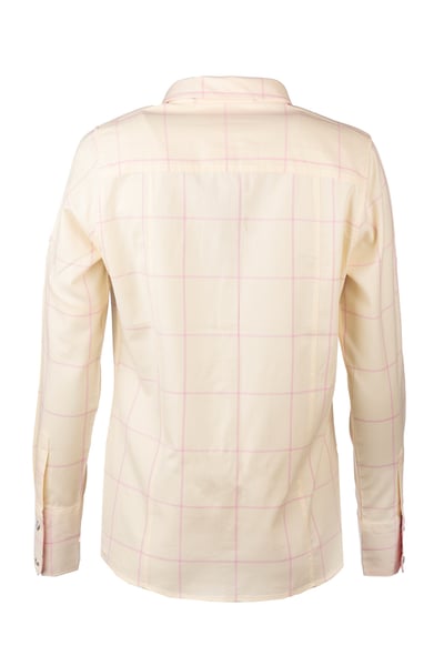 Ladies Hannah Country Shirt - Laura Tweed - Laura Cream