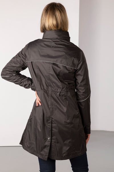 Ladies 3/4 Length Riding Coat - Emley - Dark Grey